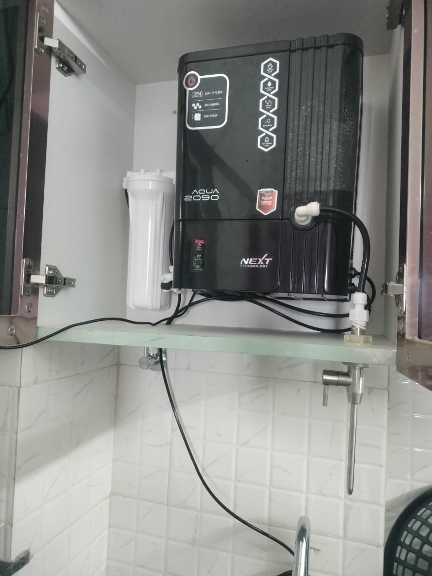RO water purifier installation